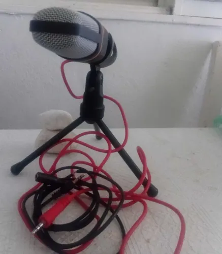Equipamento Completo com Microfone Condensador