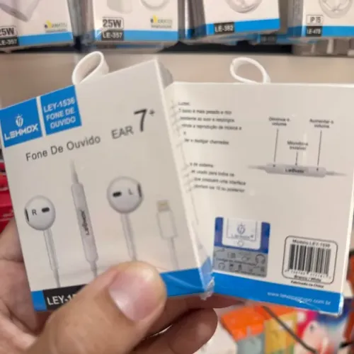 Fone de Ouvido com cabo lightning Iphne