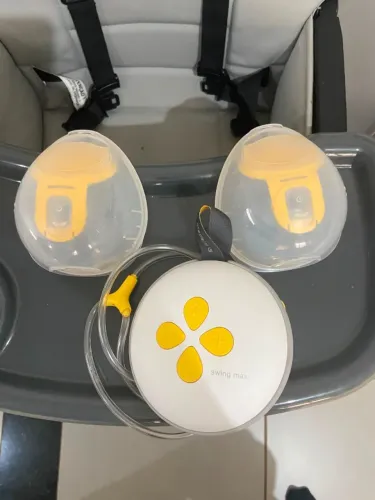Bomba Tira Leite Elétrica Dupla Swing Maxi Hands Free Medela