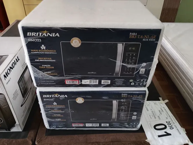 Microondas Britânia novo, embalado. NF, garantia