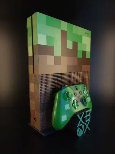 Vendo Xbox One S Edição especial do Minecraft 