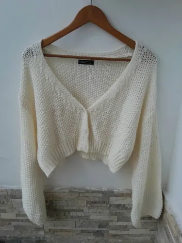 Cardigan em crochê