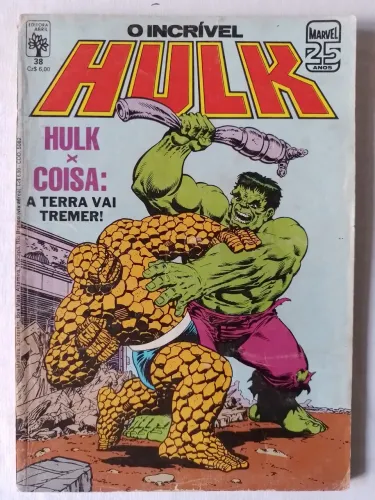Hq Hulk X Coisa Formatinho Abril Raro