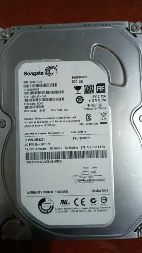 HD 500gb para DVR ou PC