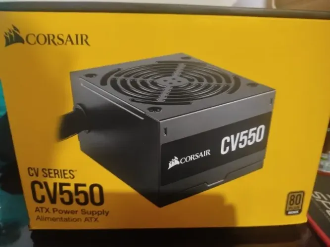 Fonte Corsair CV550 ATX - 80 plus bronze