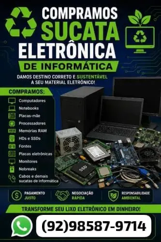 Compramos Lote de Informática/Resíduos