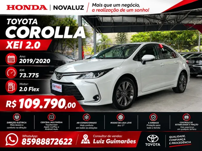 Toyota Corolla XEI 2.0 Flex 16V Aut. 2020