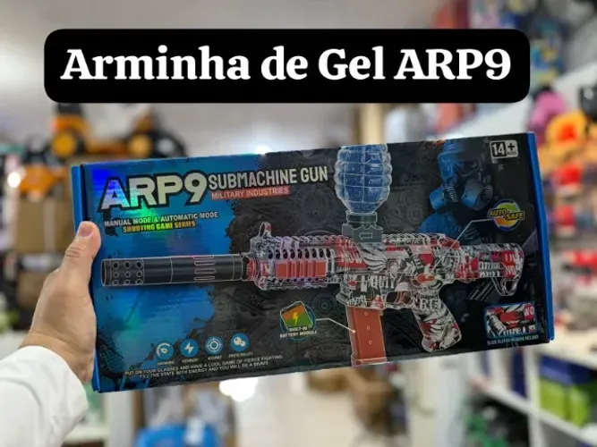 Gel Blaster ARP9 Automática Infantil com Bateria