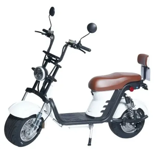 Scooter Elétrica Moto Chefe X12 1000W Autopropelido Sem CNH - Branco