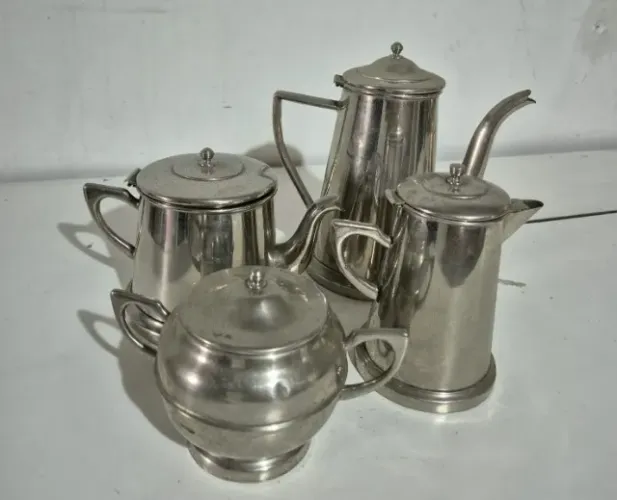 Conjunto de chá em prata