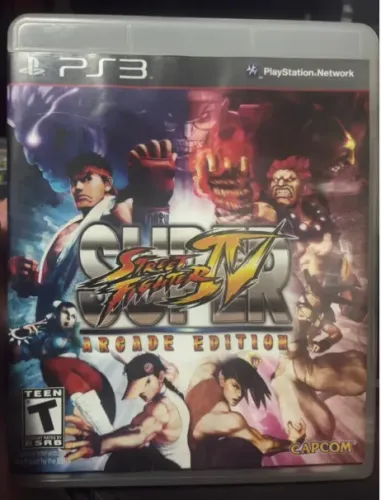 Super Street Fighter IV PS3 Original - Completo - Mídia Física