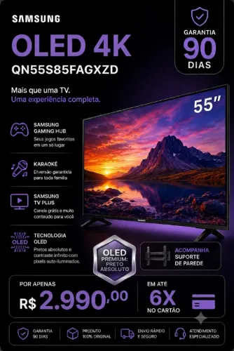 Smart Tv Samsung - 55" QN55S85