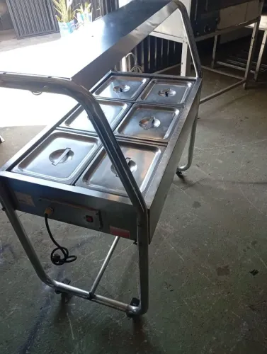 Cuba seca pra salada ? , com 6 cubas toda no inox , marca Tedesco