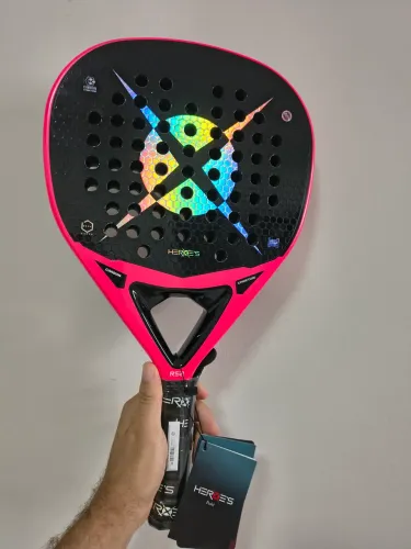 Raquete de padel heroes RS2 12k lacrada com capinha
