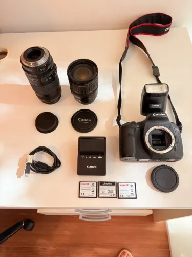 Kit Câmera Canon Eos 7d, 11.231 Clics.