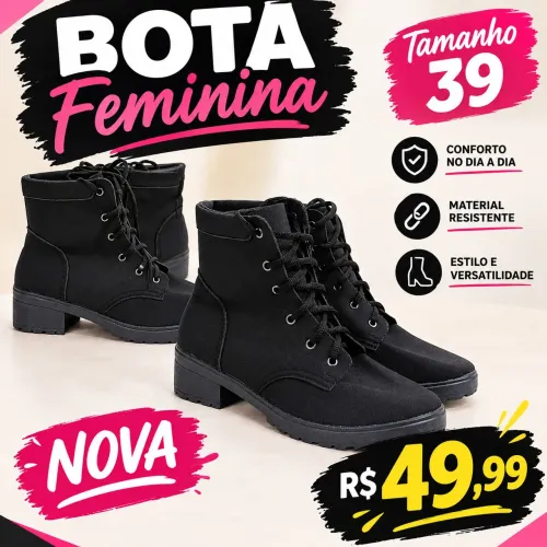 Bota feminina "Tamanho 39"