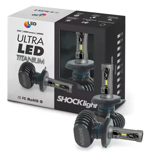Ultra Led Shocklight Titanium 10.000 Lúmens 6000k