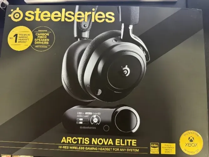 Fone Gamer Steelseries Arctis Nova Elite Obsidian Black