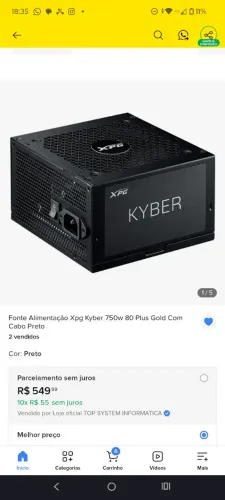 Fonte kiber 750w