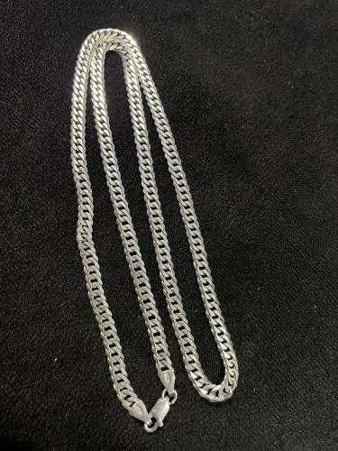 Vendo prata Grumet Dupla 3mm 925, 60 centímetro