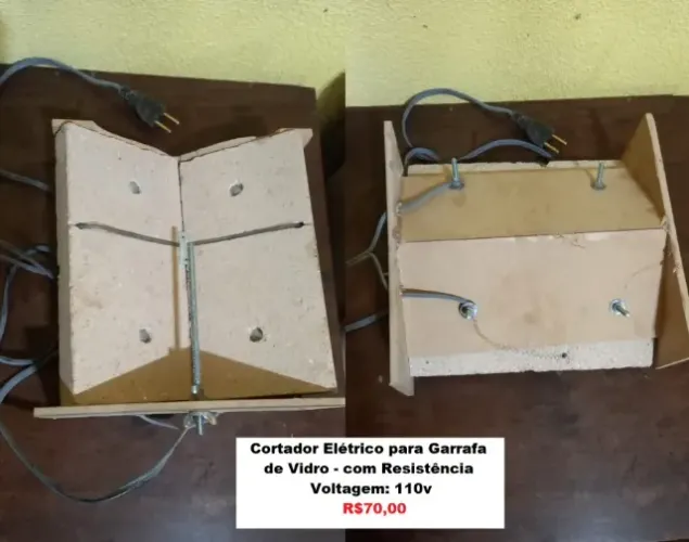 Cortador Elétrico de Garrafa de Vidro 110v