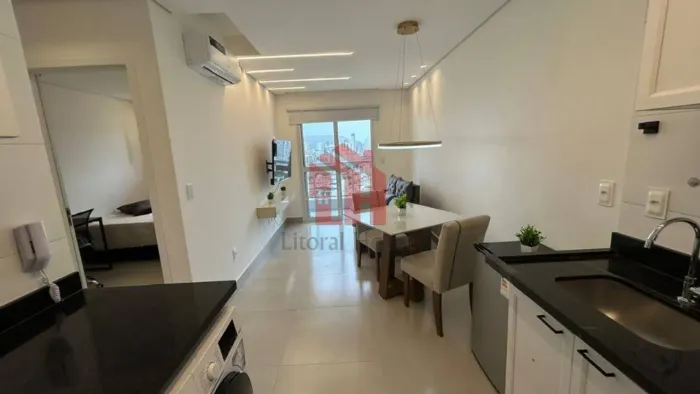 Apartamento com 1 dormitório para alugar, 38 m² por R$ 6.300,02/mês - Macuco - Santos/SP