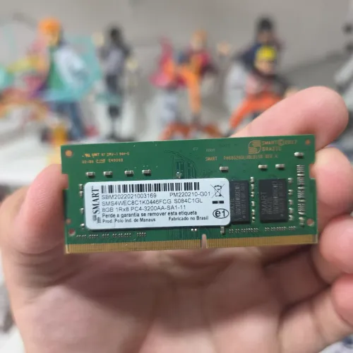Memória RAM DDR4 1x 8gb 3200mhz p/ Notebook Gamer- Lenovo Ideapad Asus Vivobook Acer Nitro
