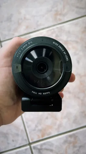 Webcam Razer Kiyo Pro Full HD 60FPS | Excelente estado de conservação, webcam rara no BR!