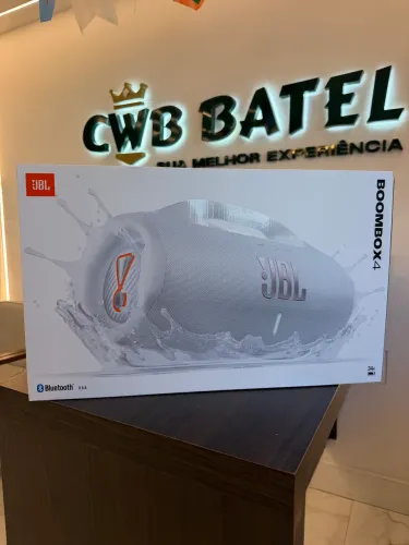 JBL BOOMBOX 4 Branca - NOVA LACRADA- LOJA FÍSICA