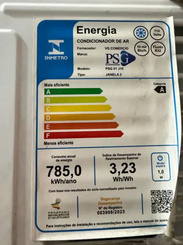 Ar condicionado de janela VG 10000 btus