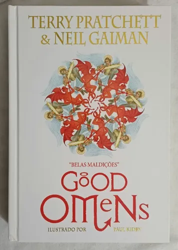 livro good omens edição luxo- Neil Gaiman e Terry Pratchett