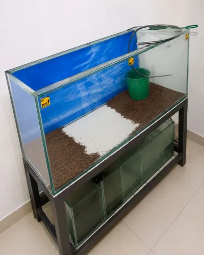 Aquário 300 Litros Completo com Sump, Bomba, Suporte e Luminária