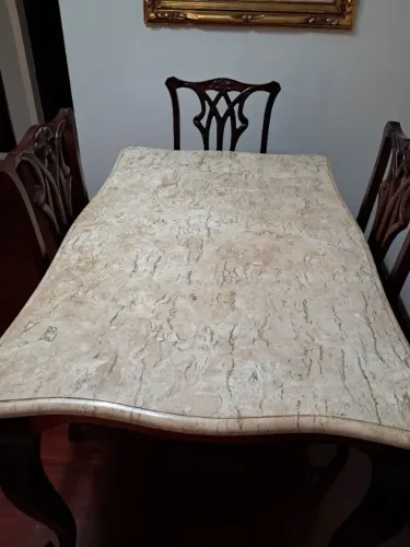 Mesa de jantar retangular