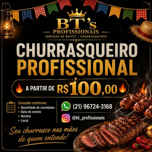 CHURRASQUEIRO PARA EVENTOS 