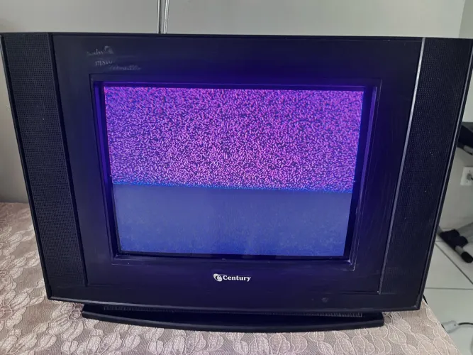 Tv antiga century baby 14 polegadas funcionando