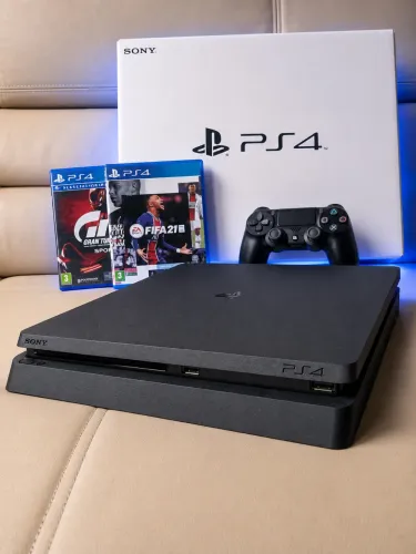 PlayStation 4 - slim completo com caixa