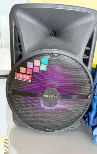 Caixa de som funcionando perfeitamente 