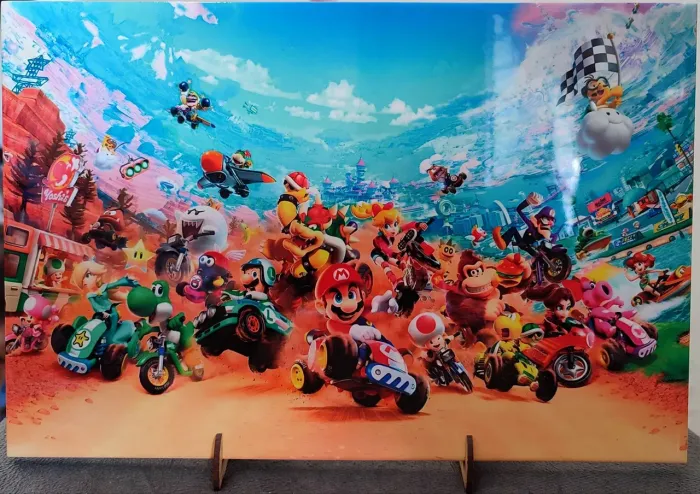 Quadro do Mario Kart/Zelda