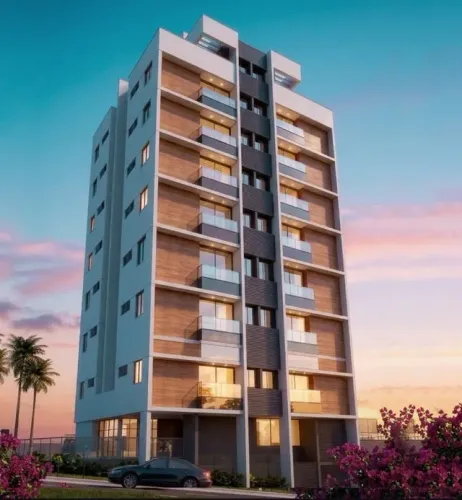 Cobertura duplex de frente, 2 quartos e 3 vagas - Nova Granada