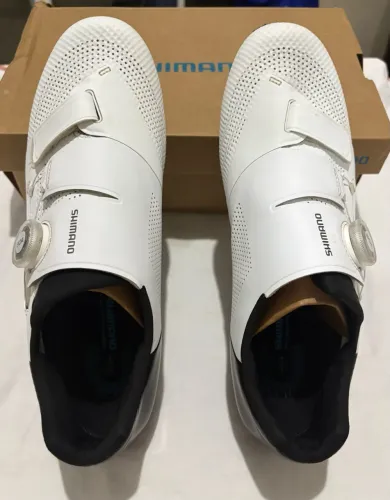 Sapatilha Shimano Rc5 Sh-rc502 Sistema Boa Pedal Clip Speed Branco Lisa 42 Br