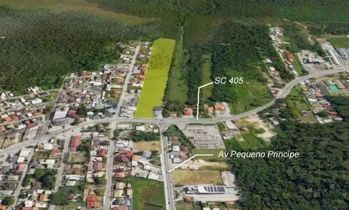 Terreno área central do Campeche à venda com 22.323m²