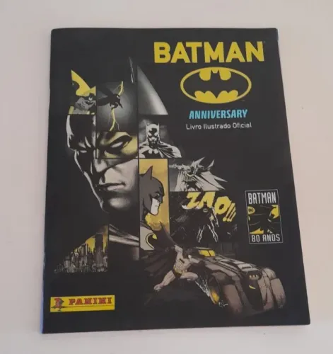 Album De Figurinhas - Batman 80 Aniversary - Livro Ilustrada Oficial