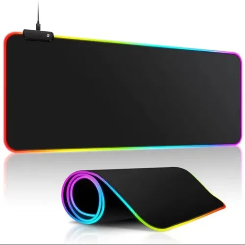 Mousepad Gamer RGB 80x30 preto