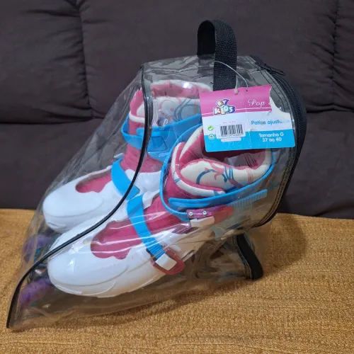 Patins Roller Inline Ajustável (37 ao 40)