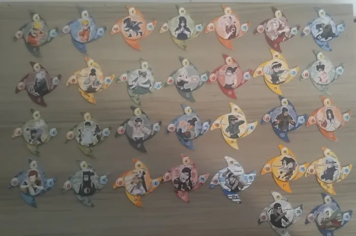 Coleção Naruto Shuriken Elma Chips