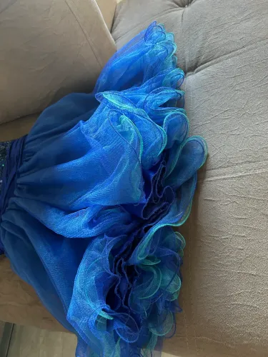 Vestido de festa azul
