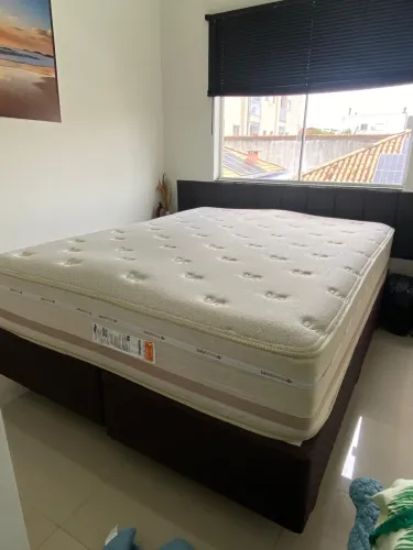 Cama Queen Maxspring Completa - Ótimo Estado