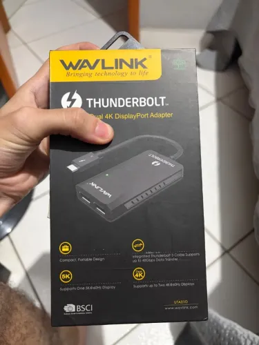 Adaptador Thunderbolt 3 Dual Displayport Wavlink