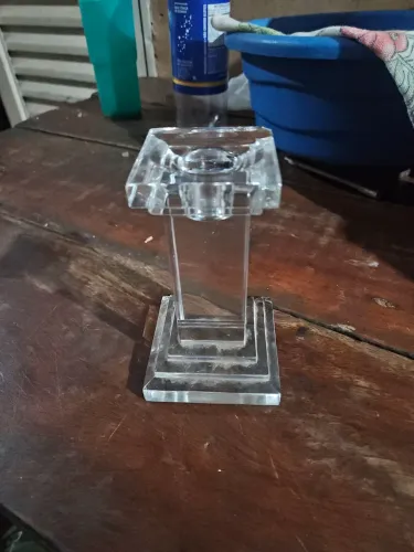 castiçal de cristal da marca Royal