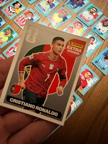 Extra Card Silver (Prata) Cristiano Ronaldo - Copa do Mundo 2026 - Panini